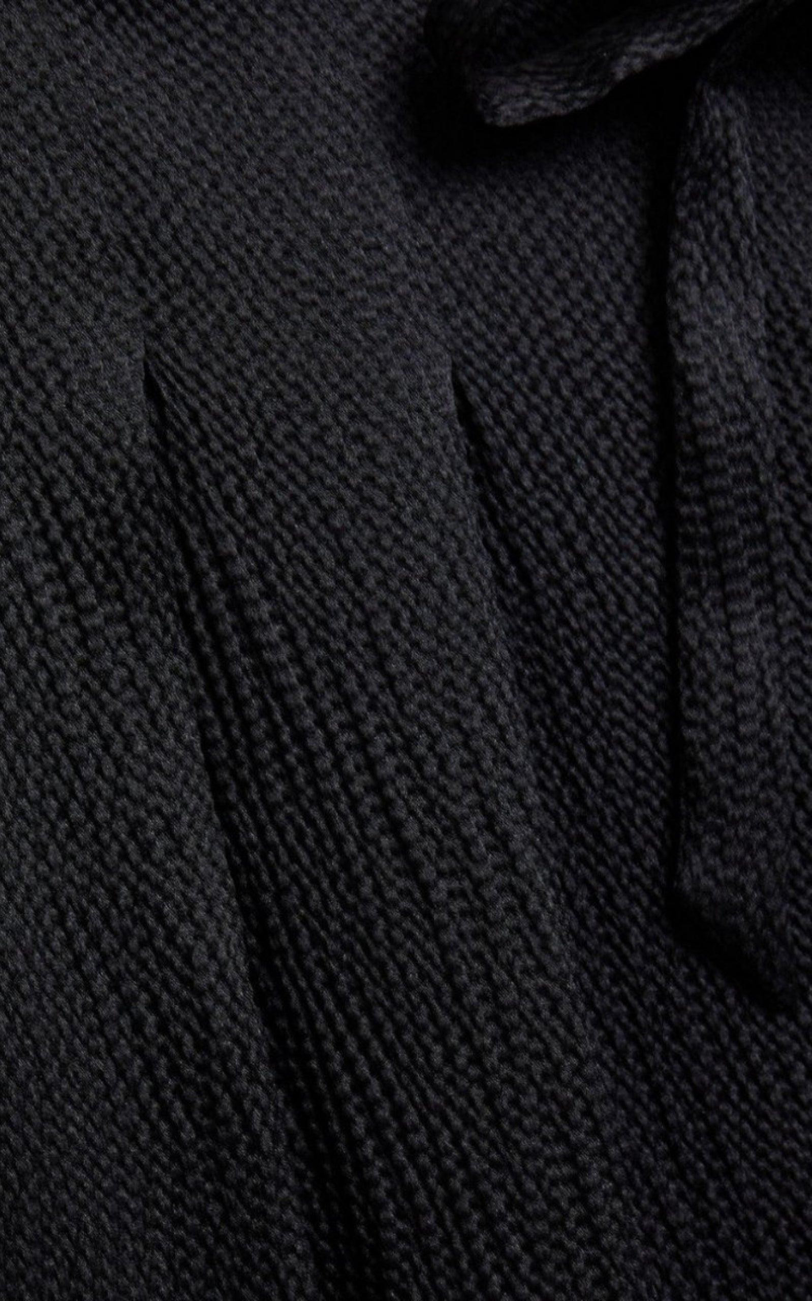 Peak Lapel Knitted Jumpsuit - 6