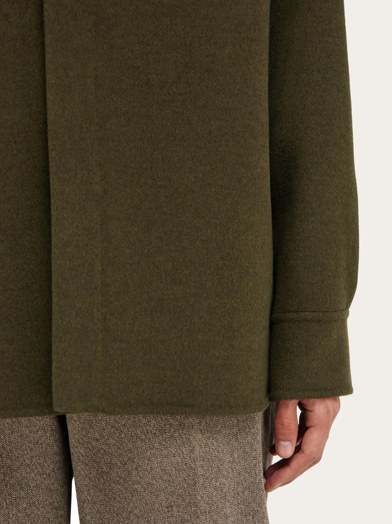 Cashmere blend over shirt 5