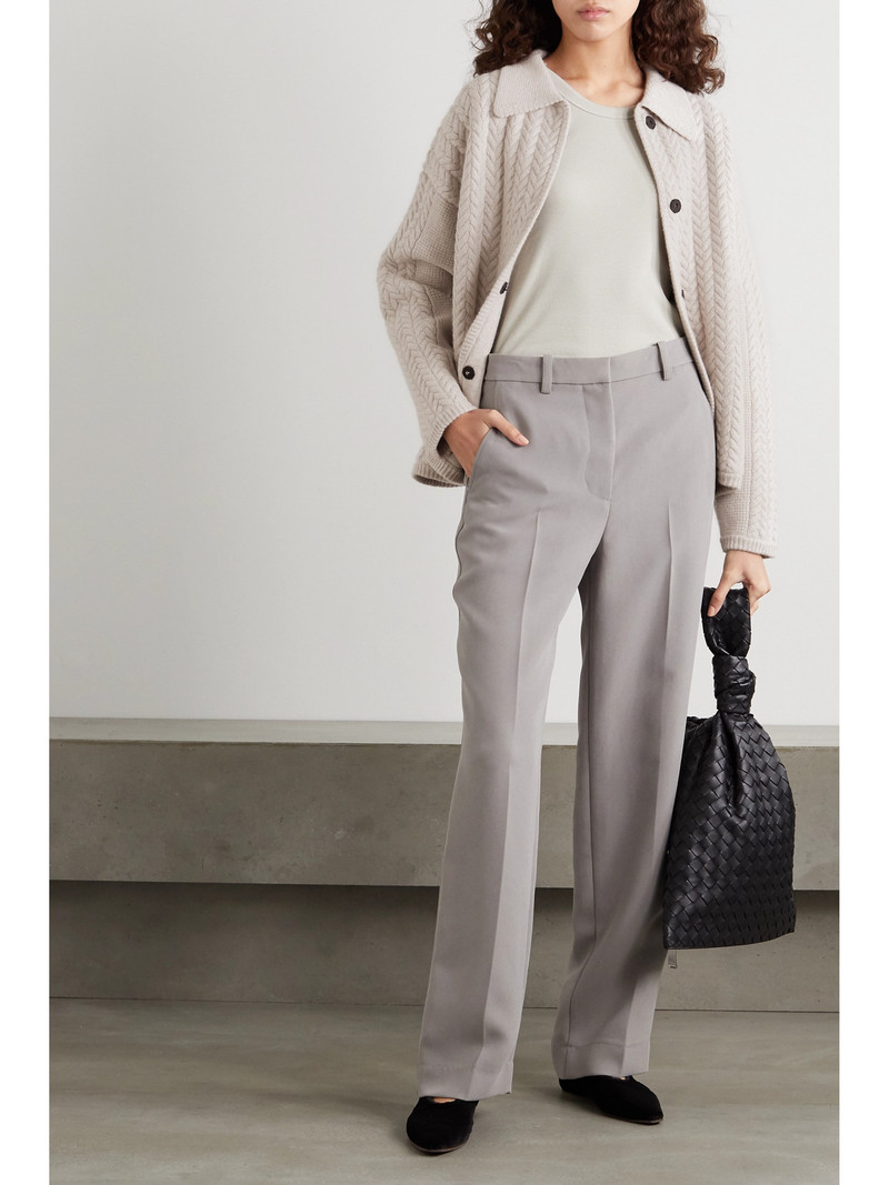 LE KASHA Bilbao Cable-knit Cashmere Cardigan outlook