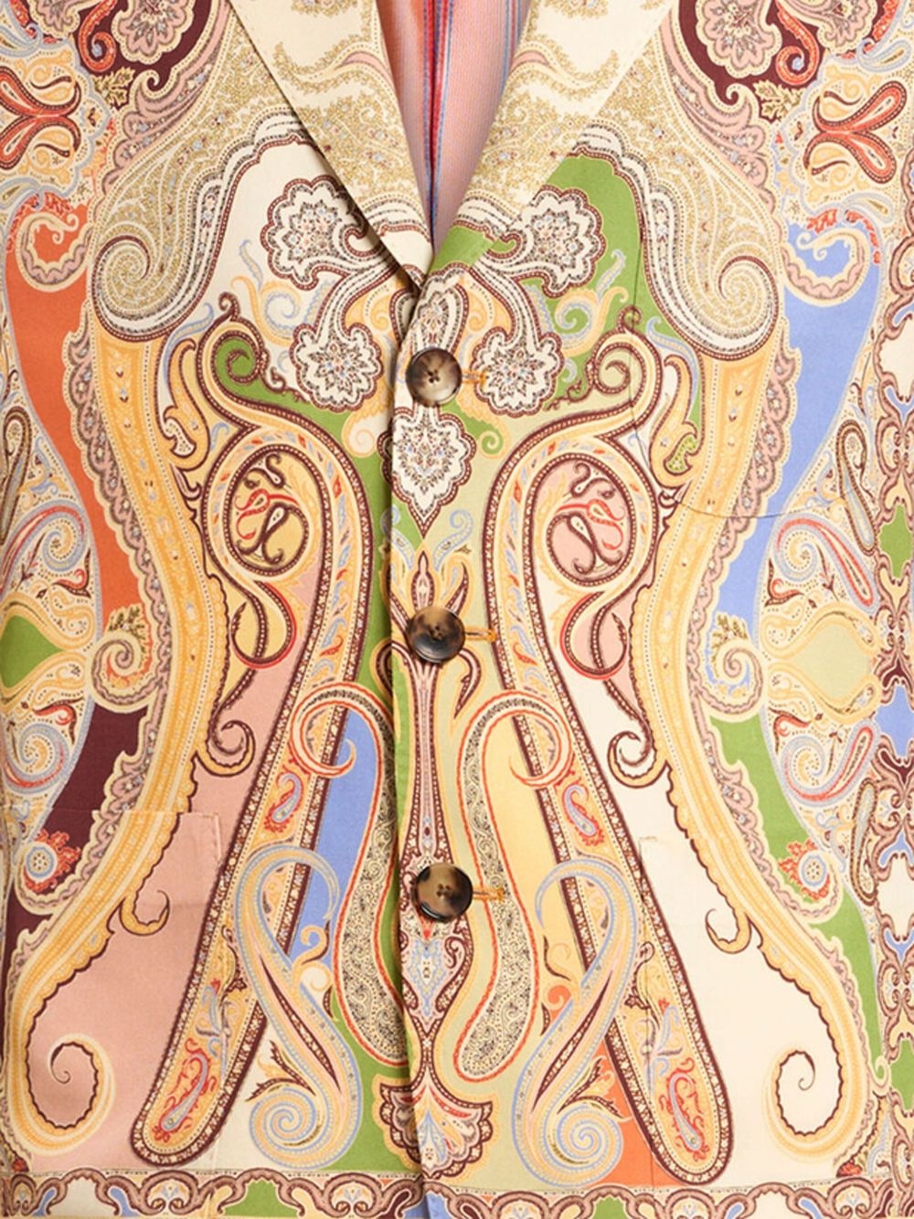 paisley-print blazer - 2