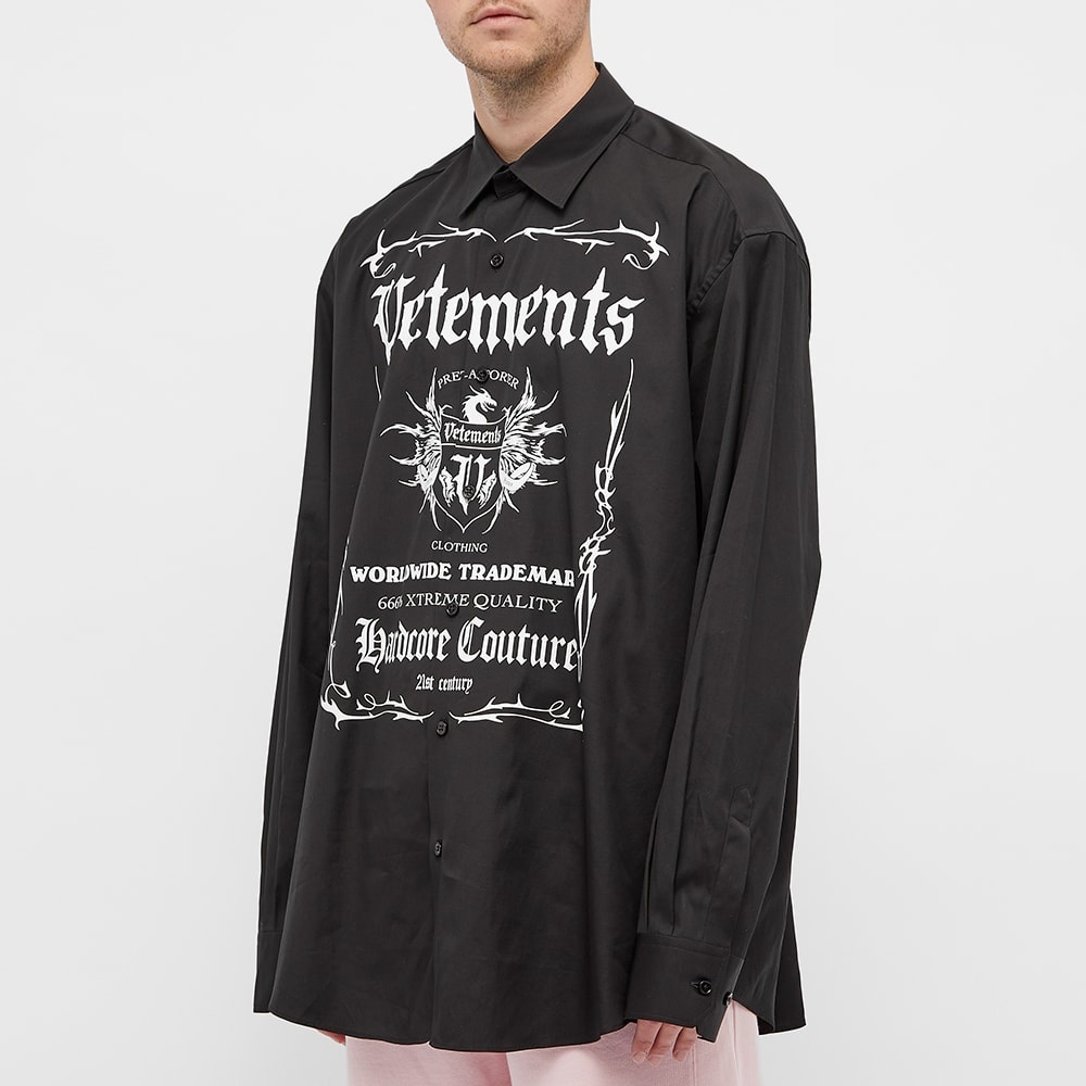 VETEMENTS Black Label Shirt - 4