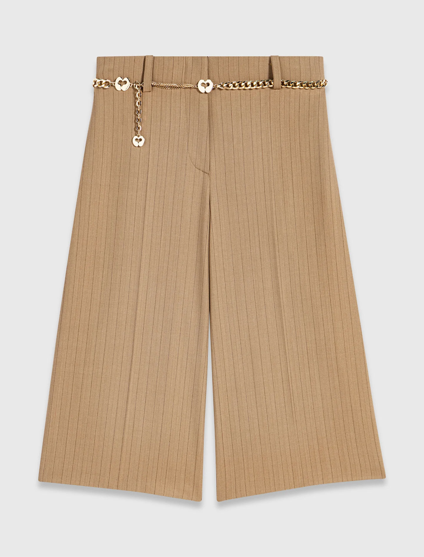 Tailored pleated Bermuda shorts - 1
