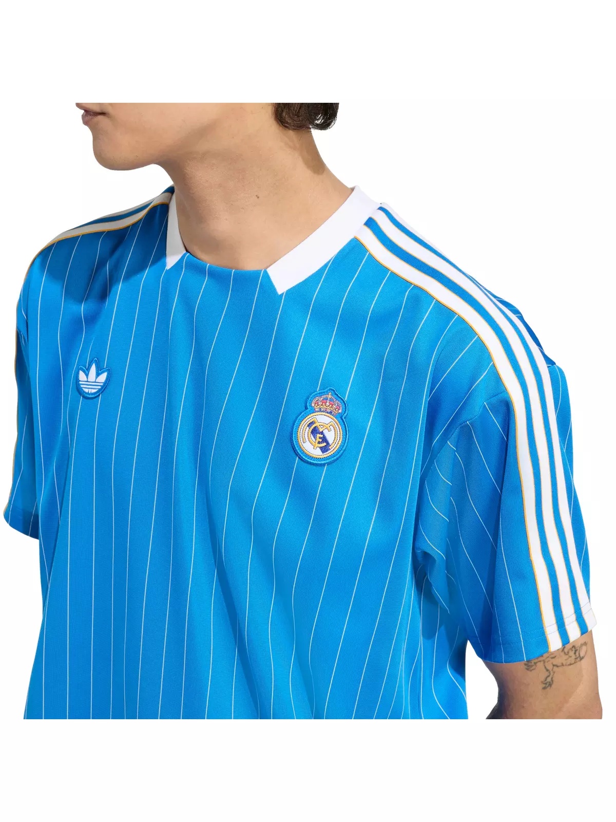 Originals Men's Real Madrid Terrace Icons Jersey -Blue - 3