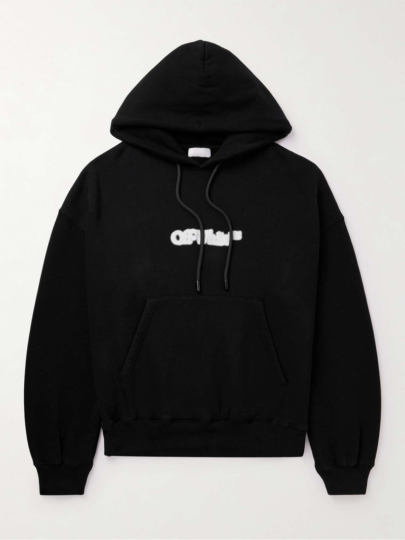 Logo-Print Cotton-Jersey Hoodie 1
