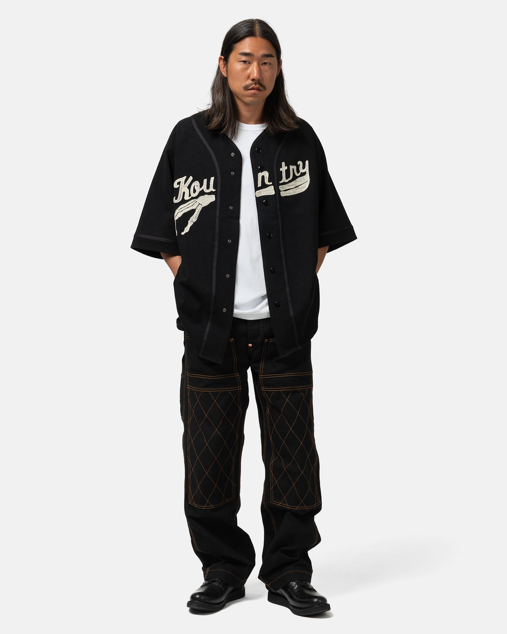 Light Canvas LUMBER Pants Black - 2