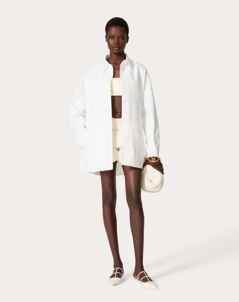 Valentino LIGHT DOUBLE SPLITTABLE GABARDINE JACKET outlook