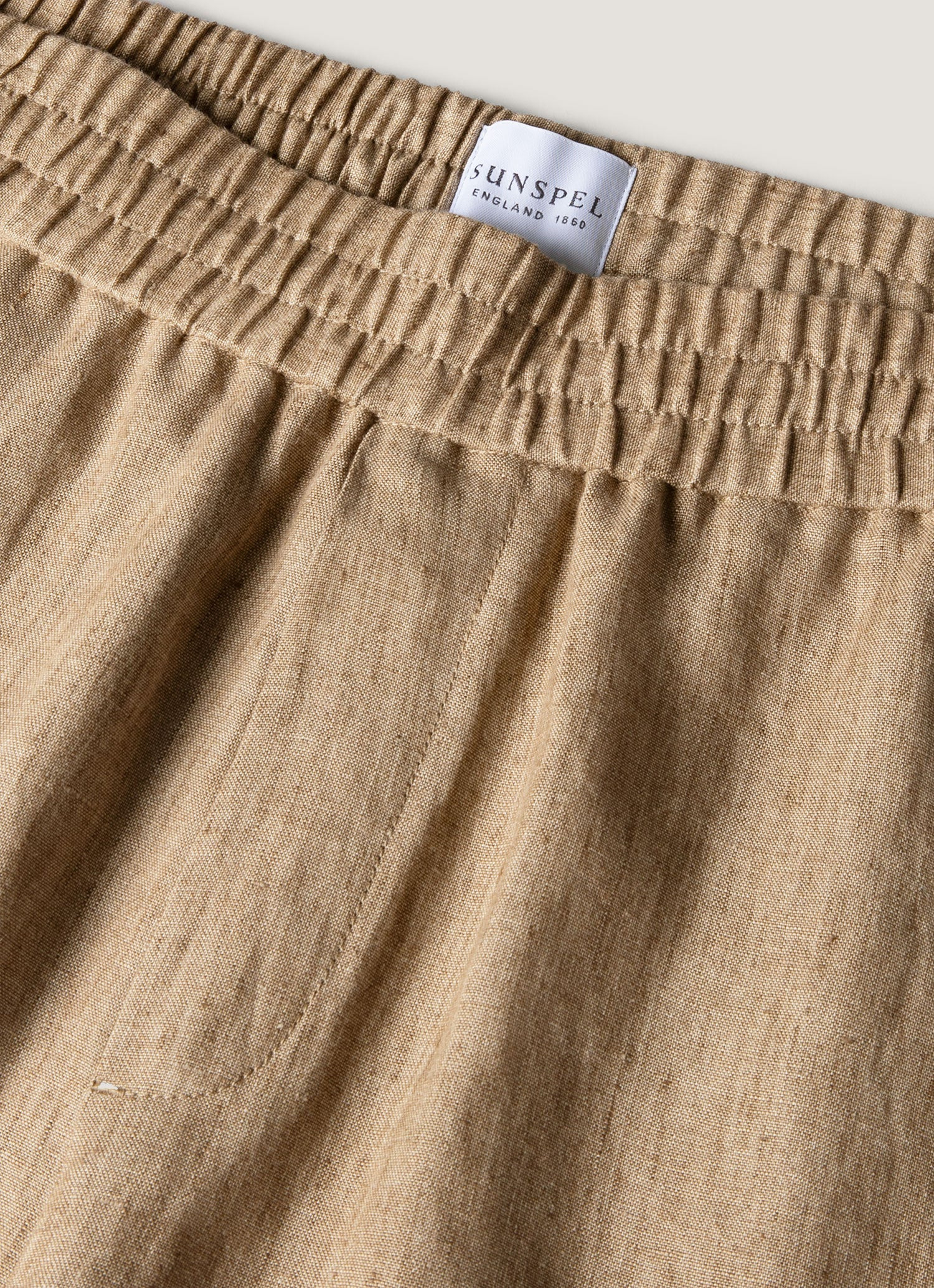Linen Drawstring Short - 4