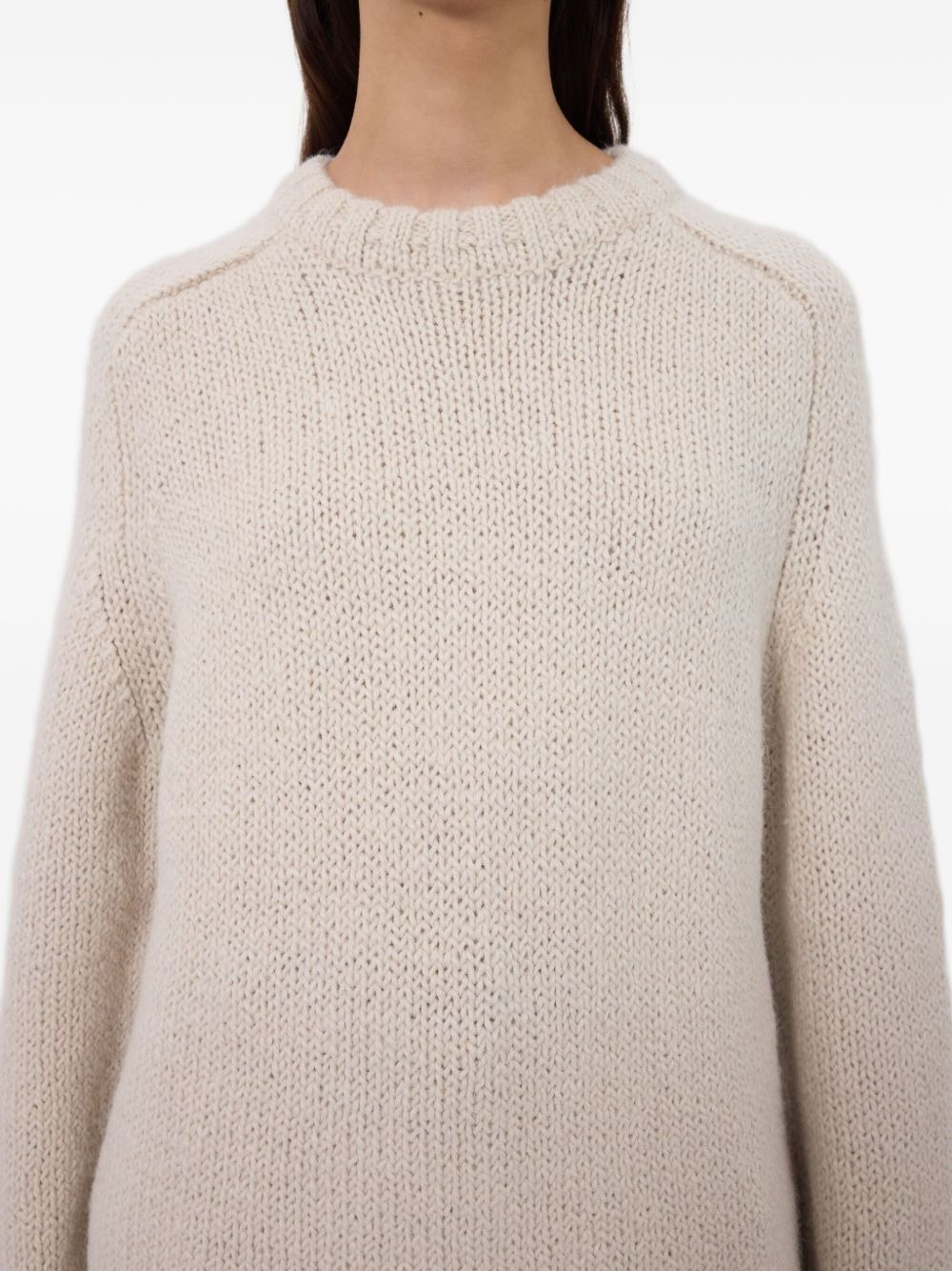 ribbed crew-neck sweater - 5