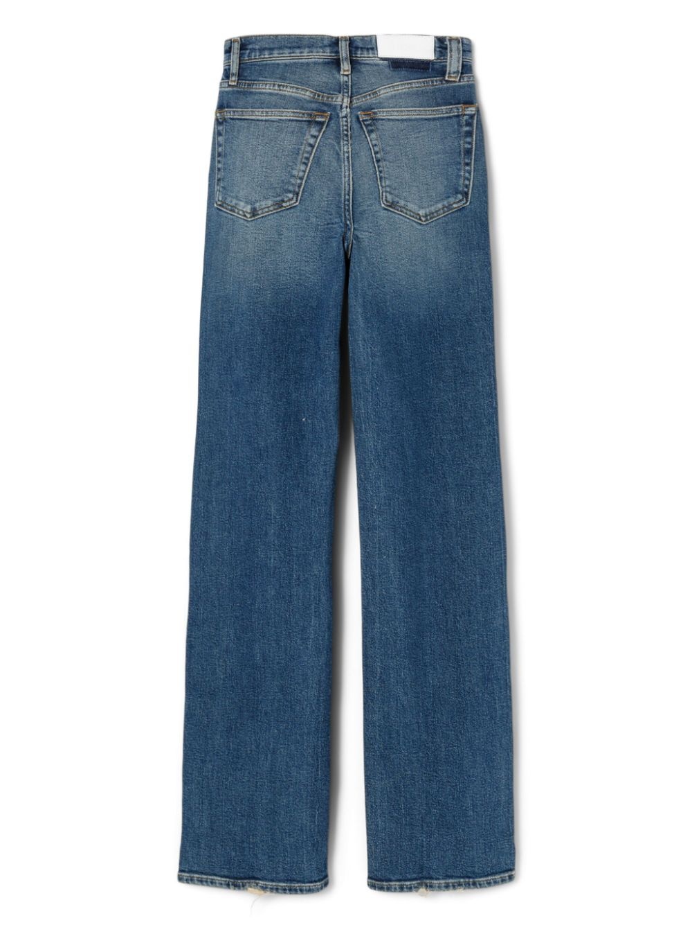 90s high-rise straigh-leg jeans - 2