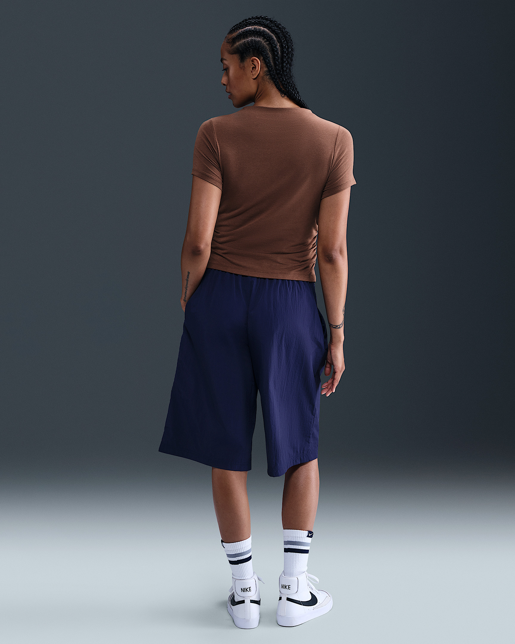 Nike Sportswear Chill Knit Women's Tight Short-Sleeve Mock-Neck Top - 5