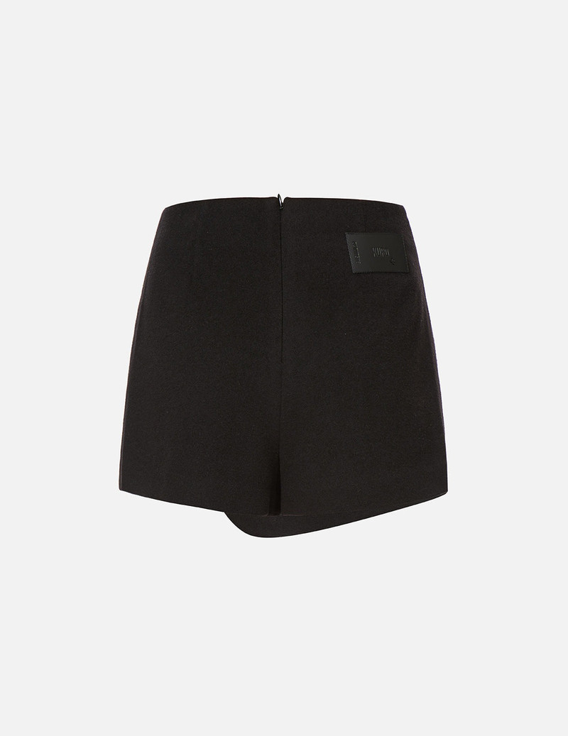 EVISU Wax Seal Badge Wrap Front Skort outlook