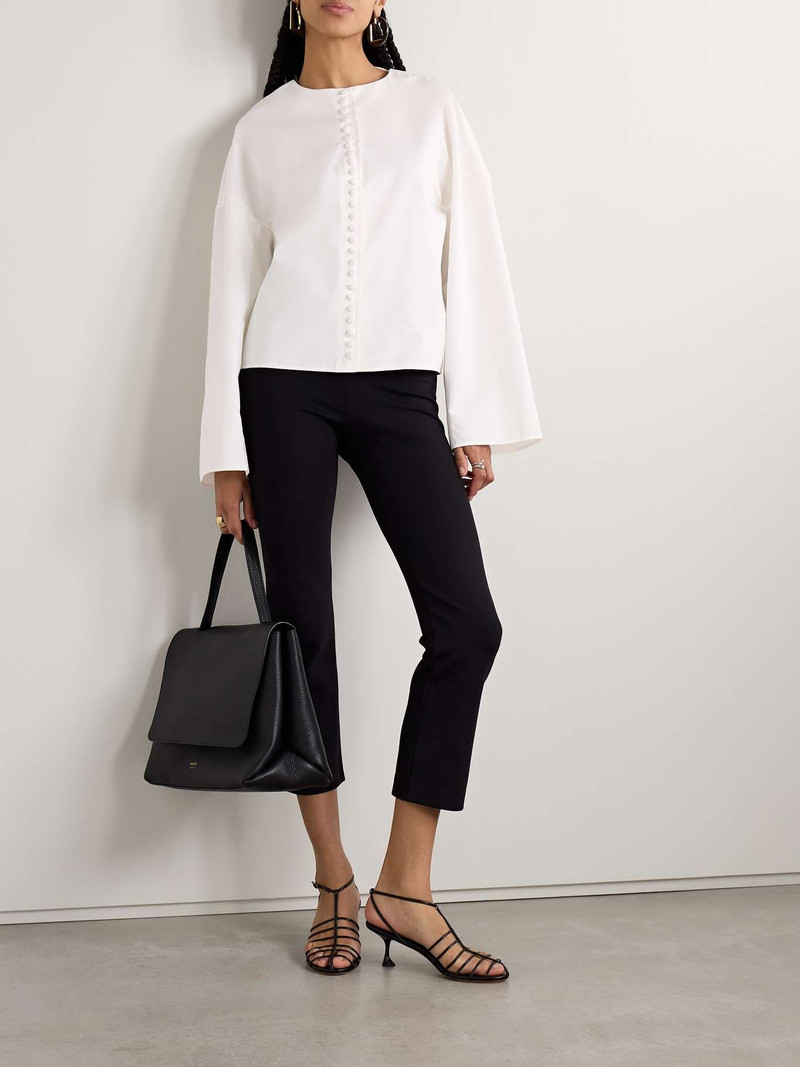 FFORME Fish cotton-poplin shirt White outlook