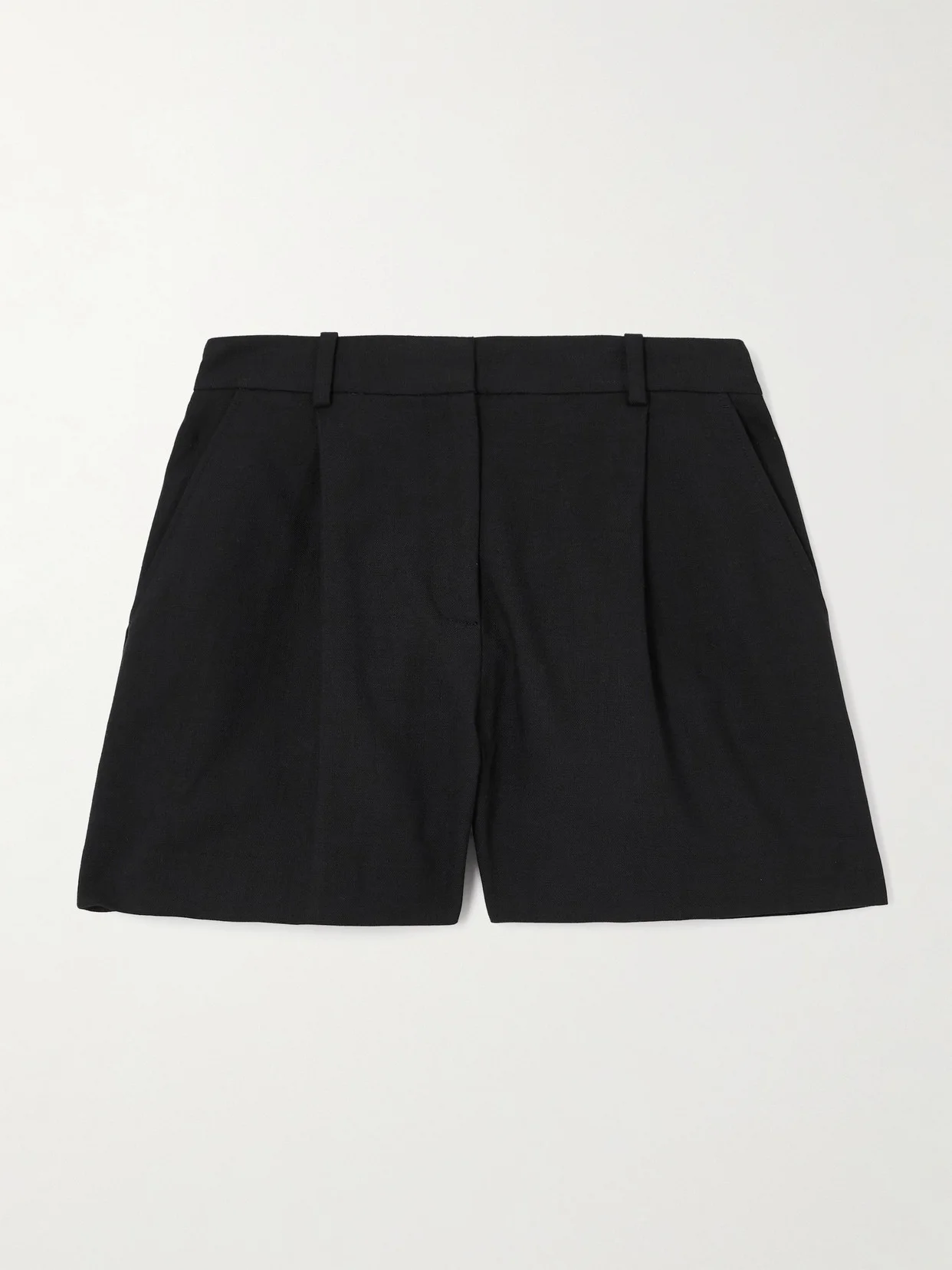 Trent Pleated Woven Shorts - 1