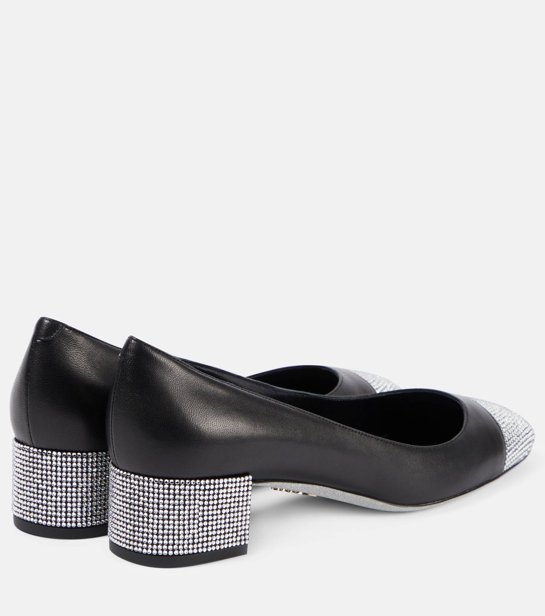 Kristen embellished leather pumps - 3