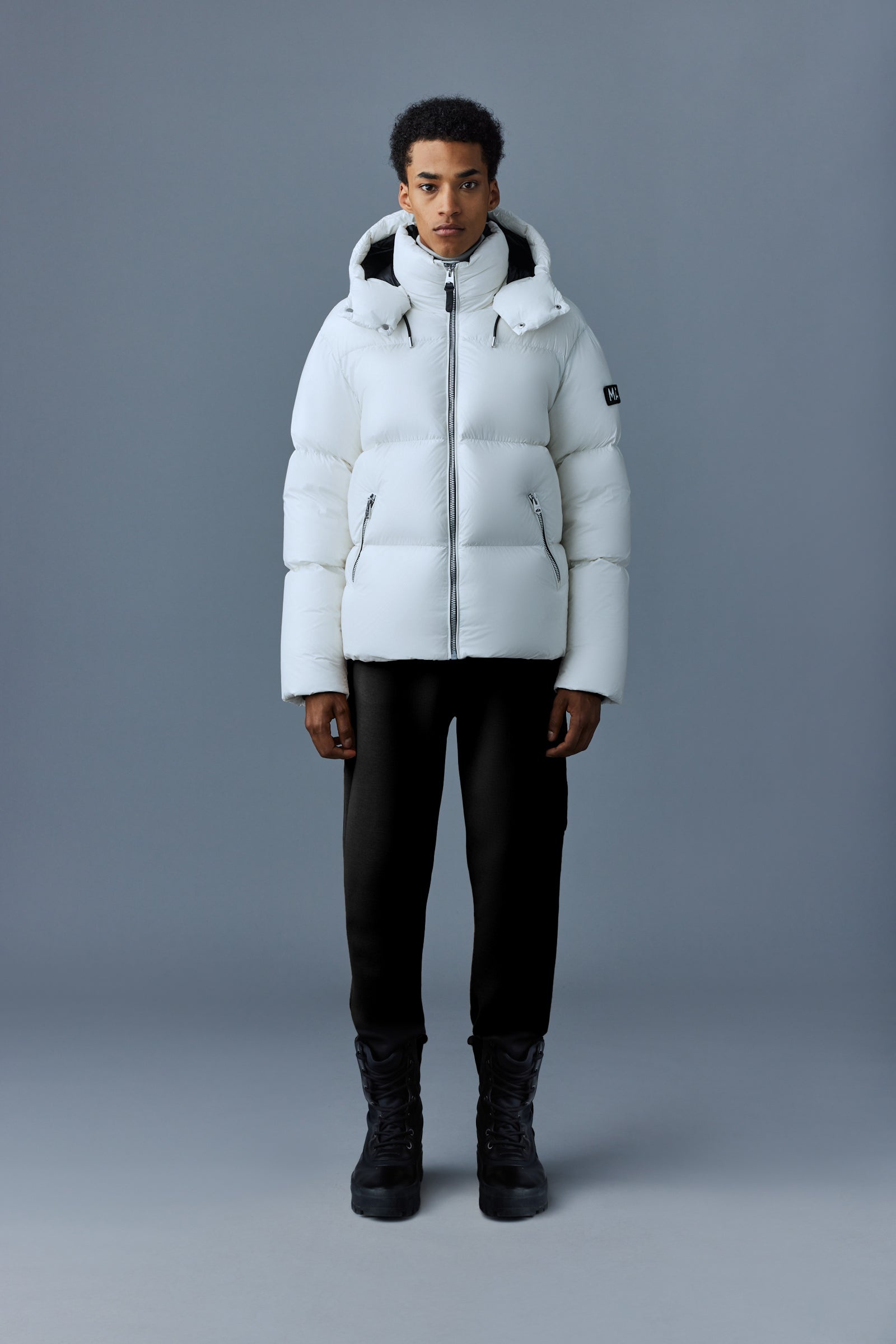 KENT-Z lustrous down jacket with hood - 2
