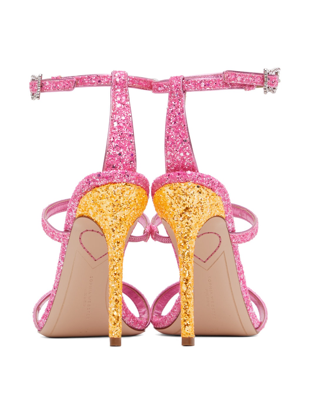 Pink Rosalind Heeled Sandals - 2