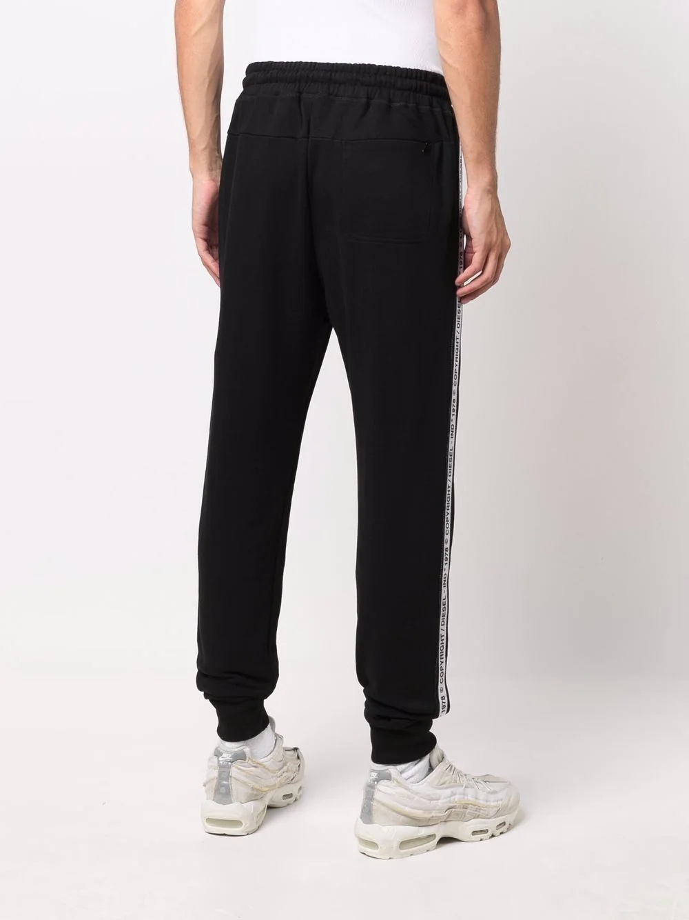 drawstring track pants - 4