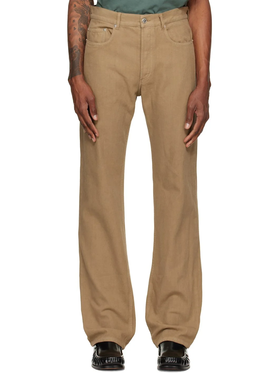 Beige Rescue Jeans - 1
