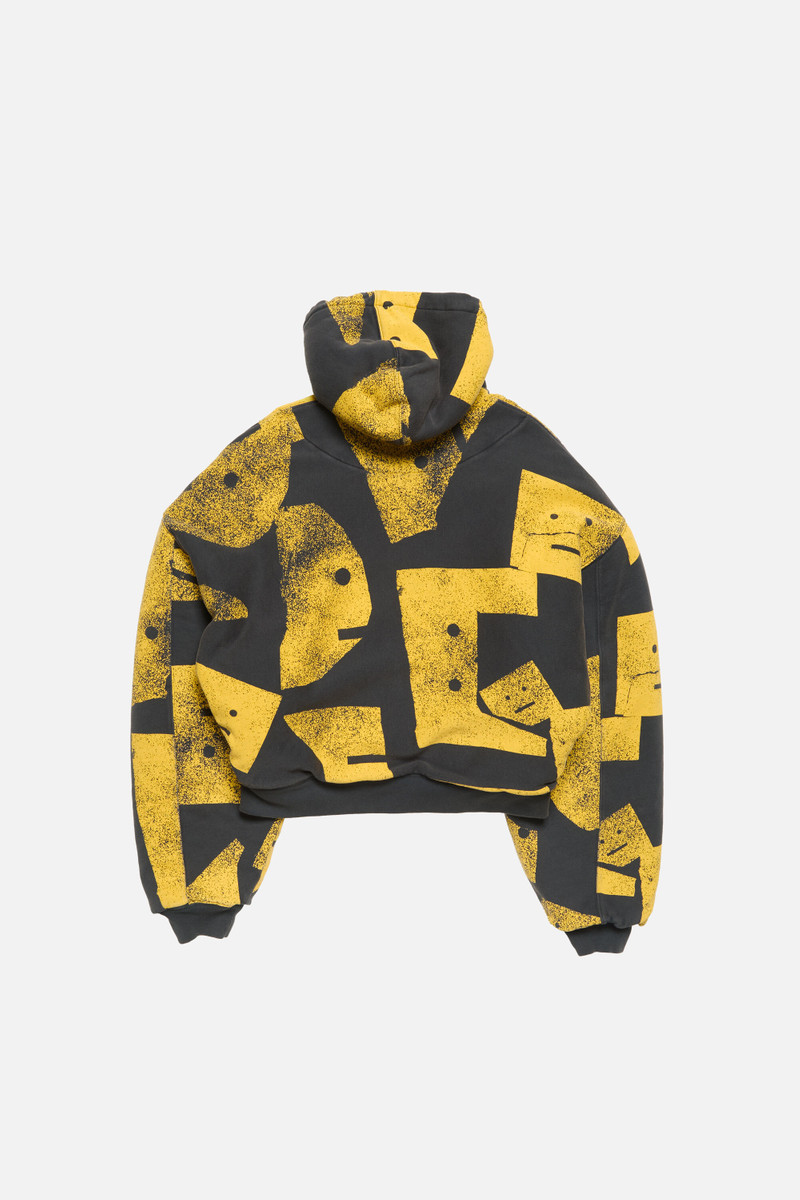Zip-up hooded sweatshirt - Faded black 7