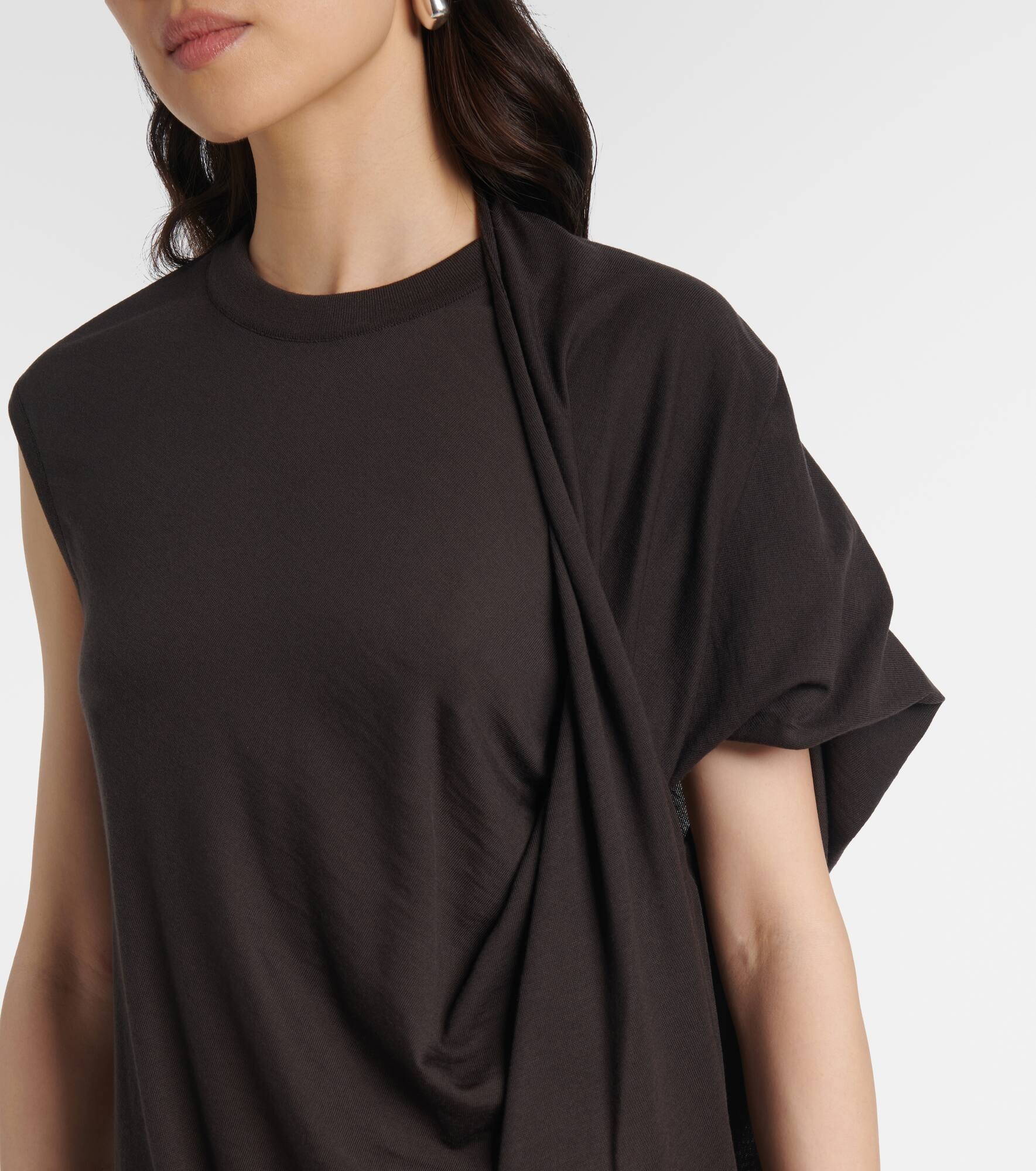 Stella McCartney Draped wool maxi dress | mytheresa | REVERSIBLE