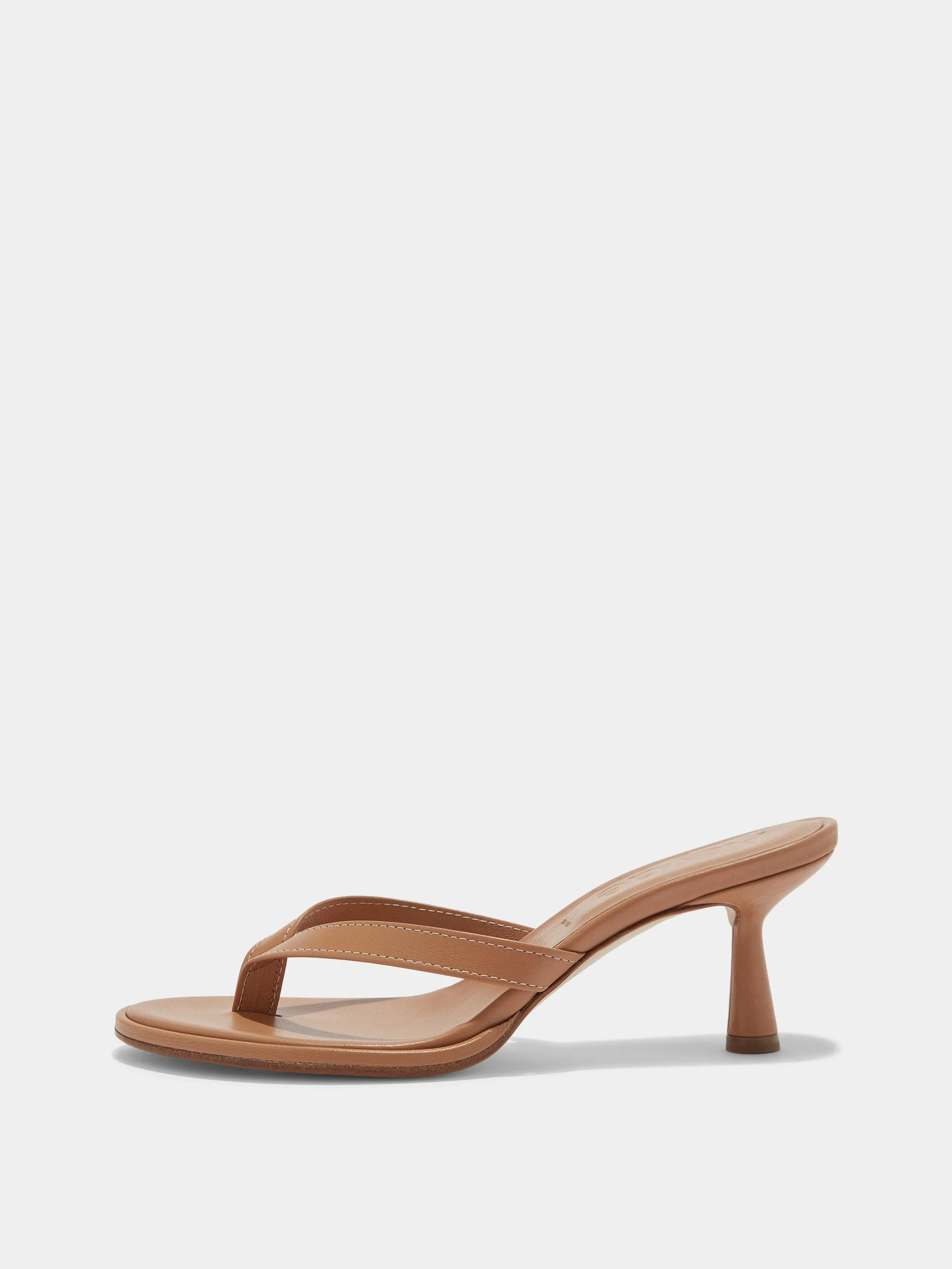 Daphne Leather Thong Sandals - 1