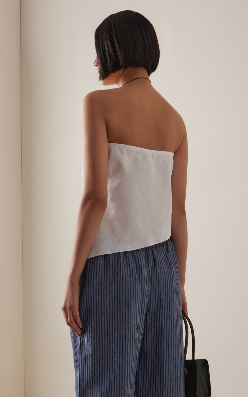 Line Linen Top white 4