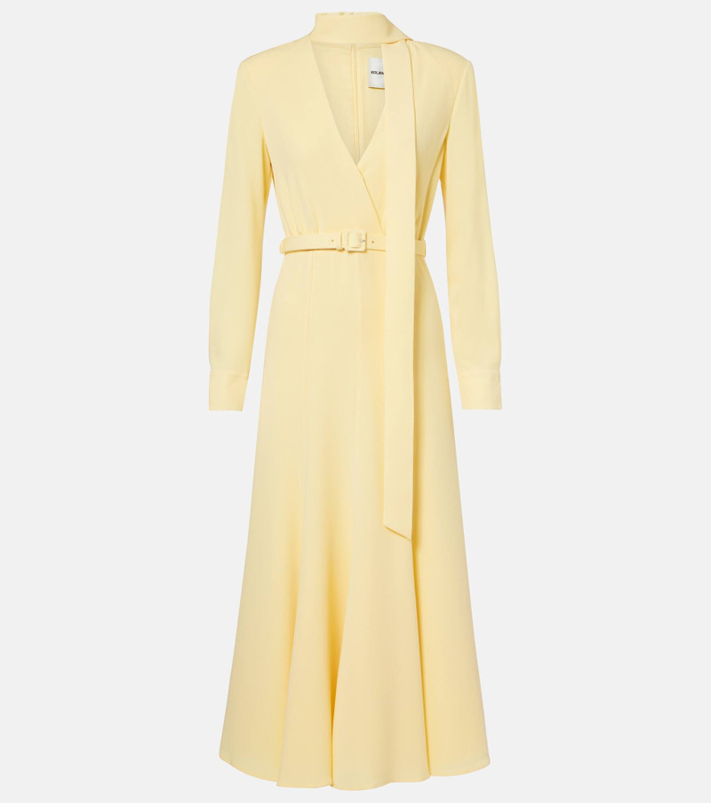 Belted cady midi dress 1