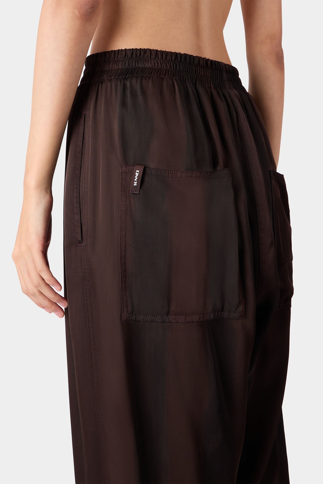ELASTIC PANTS / brown - 7