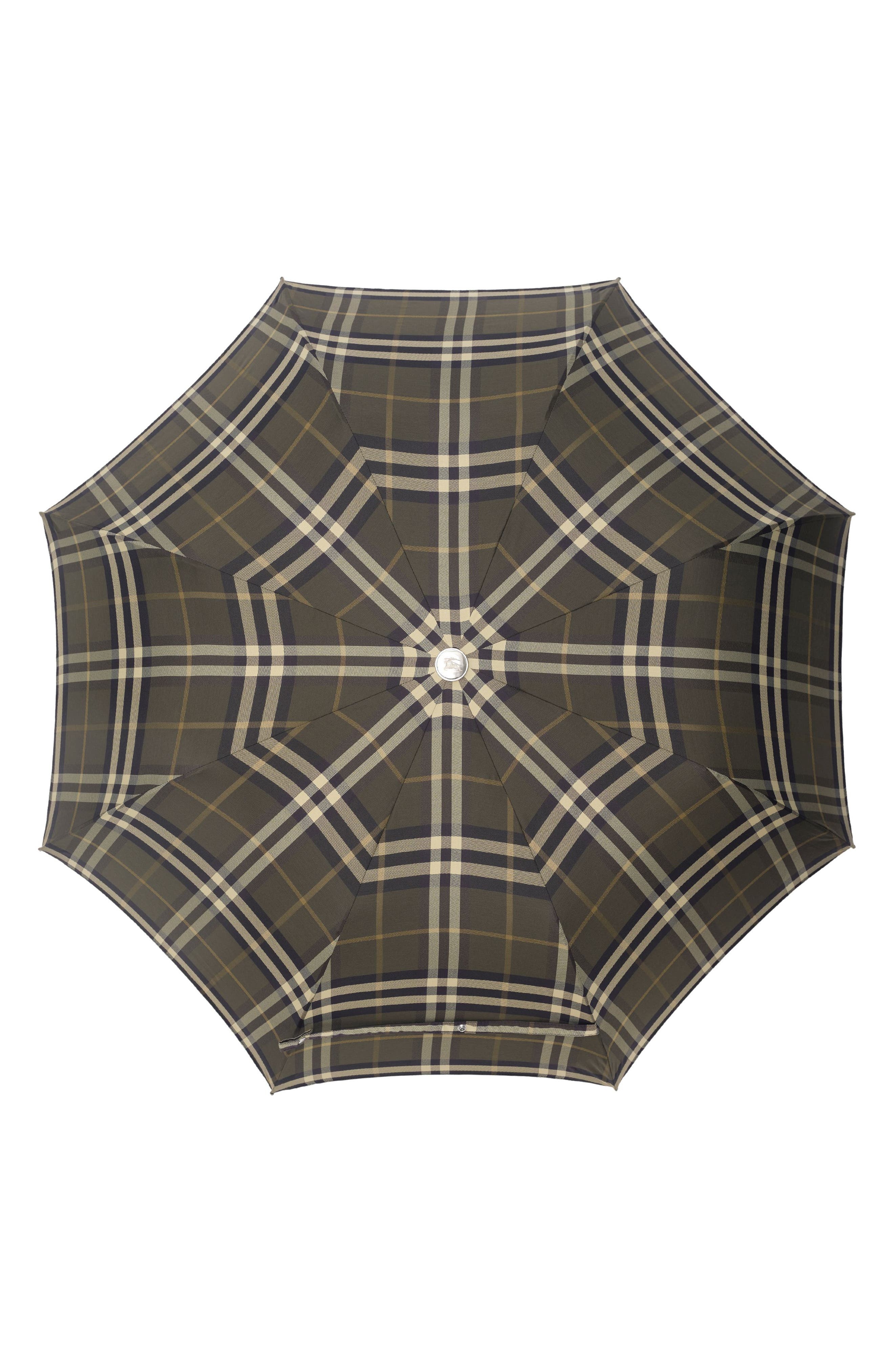 burberry Georgie Check Compact Umbrella in Heath Ip Check at Nordstrom - 2
