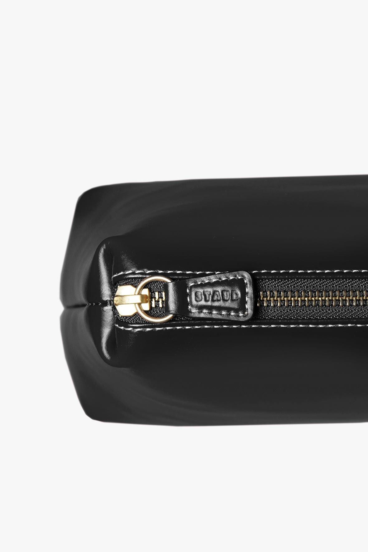 STAUD SHIRLEY LEATHER BAG | BLACK - 6