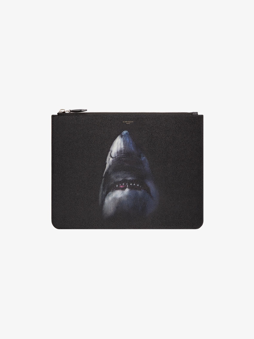 Shark large zipped pouch - 1