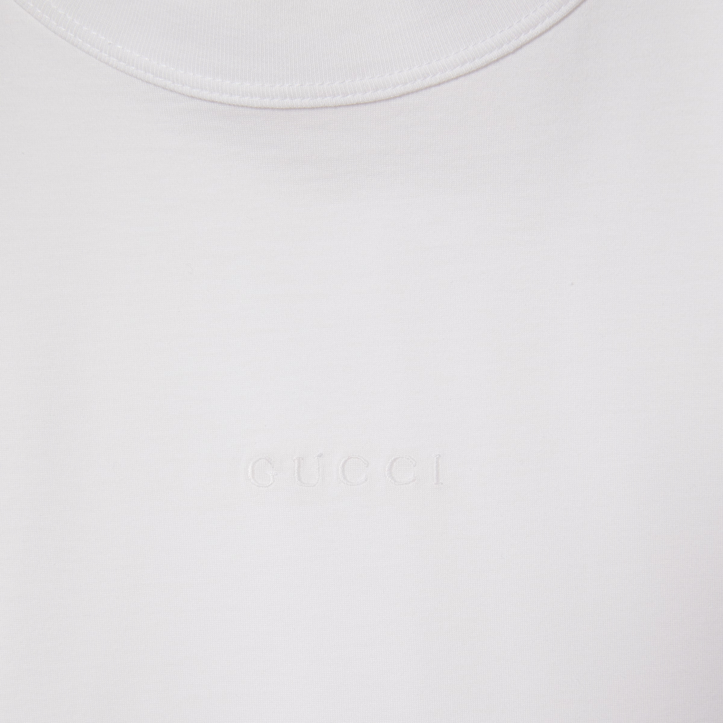 Cotton jersey T-shirt with embroidery - 8