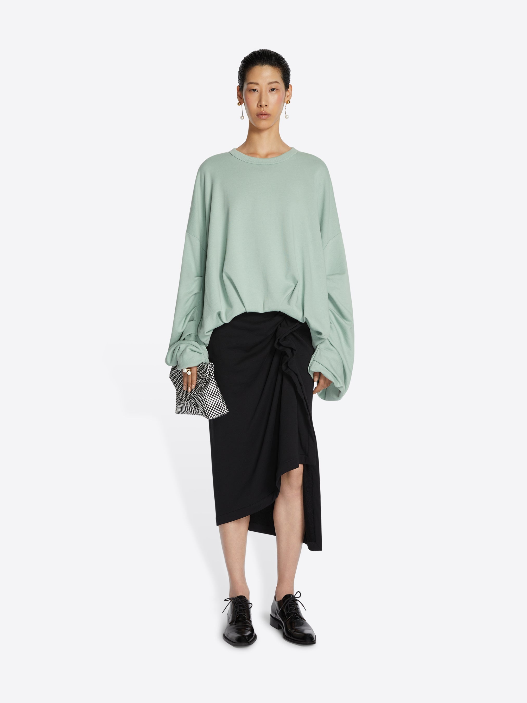 Dries Van Noten COTTON RUFFLE SKIRT | REVERSIBLE