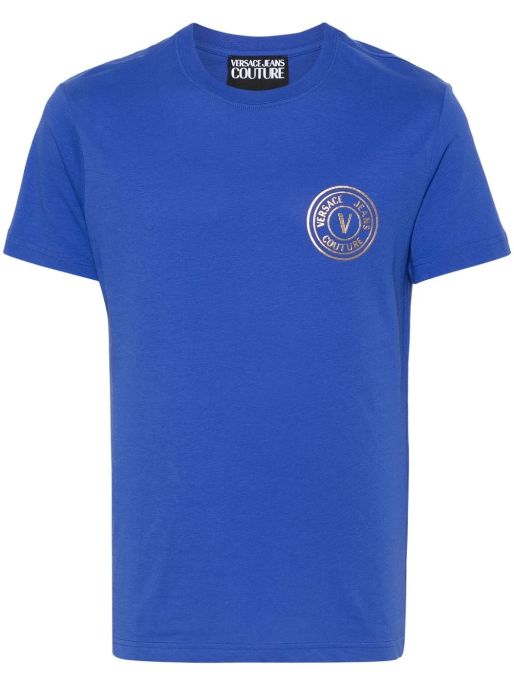logo-print cotton T-shirt - 1