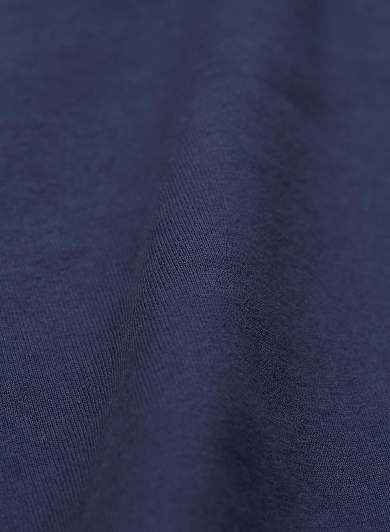 Nigel Cabourn 50s Henley Neck T-Shirt in Indigo outlook