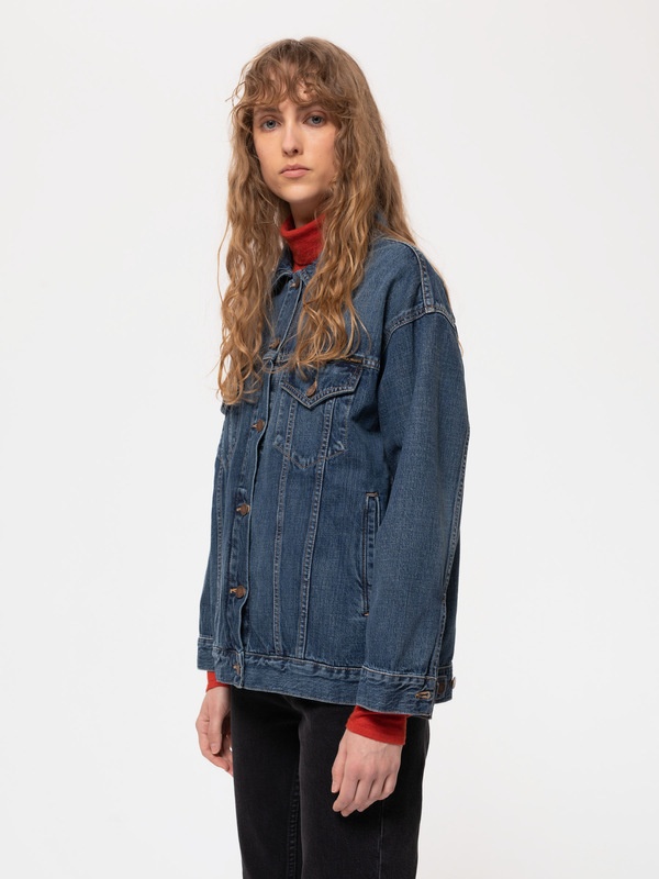 Elin Blue Maze Denim Jacket - 6