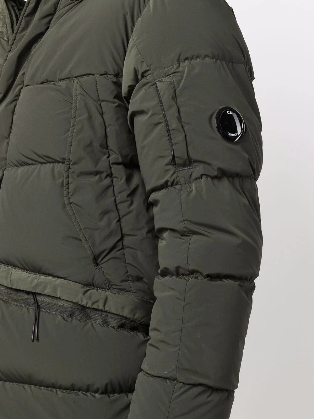 mid-length padded coat - 5