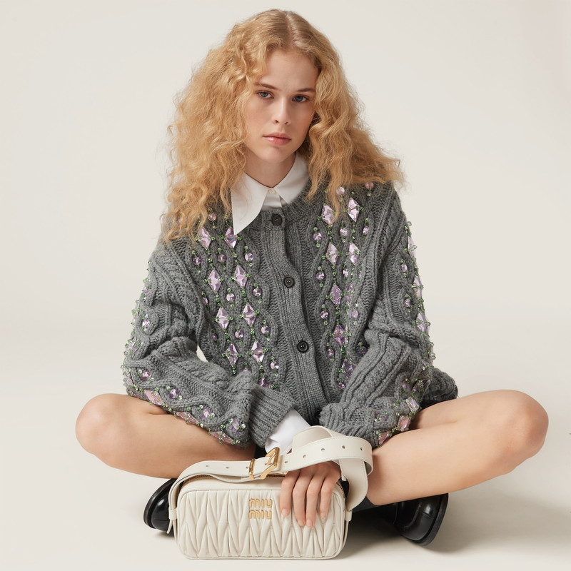 Wool knit cardigan 4