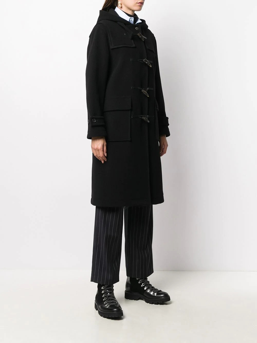 hooded duffle coat - 3