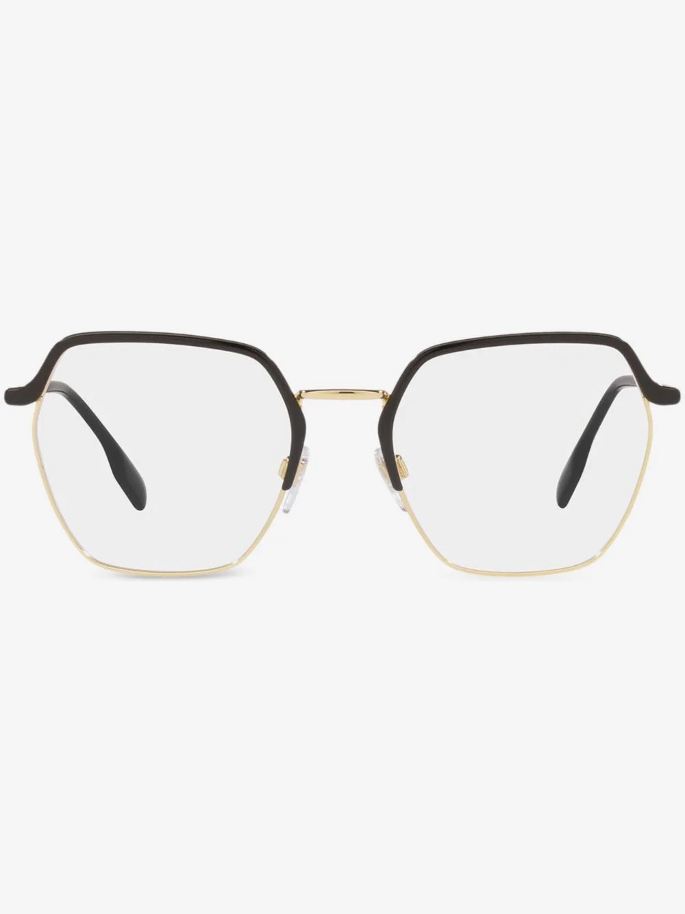 geometric-frame glasses - 1