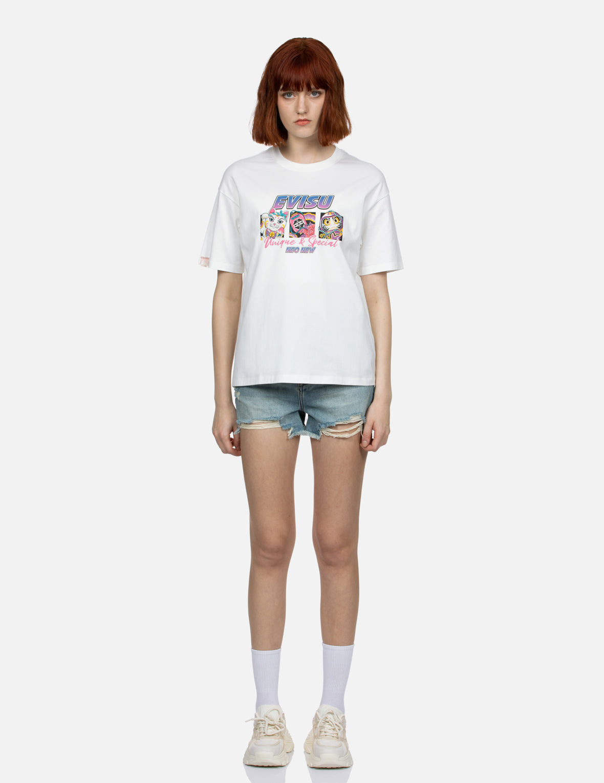 MULTIPLE PRINT OVERSIZED T-SHIRT - 5