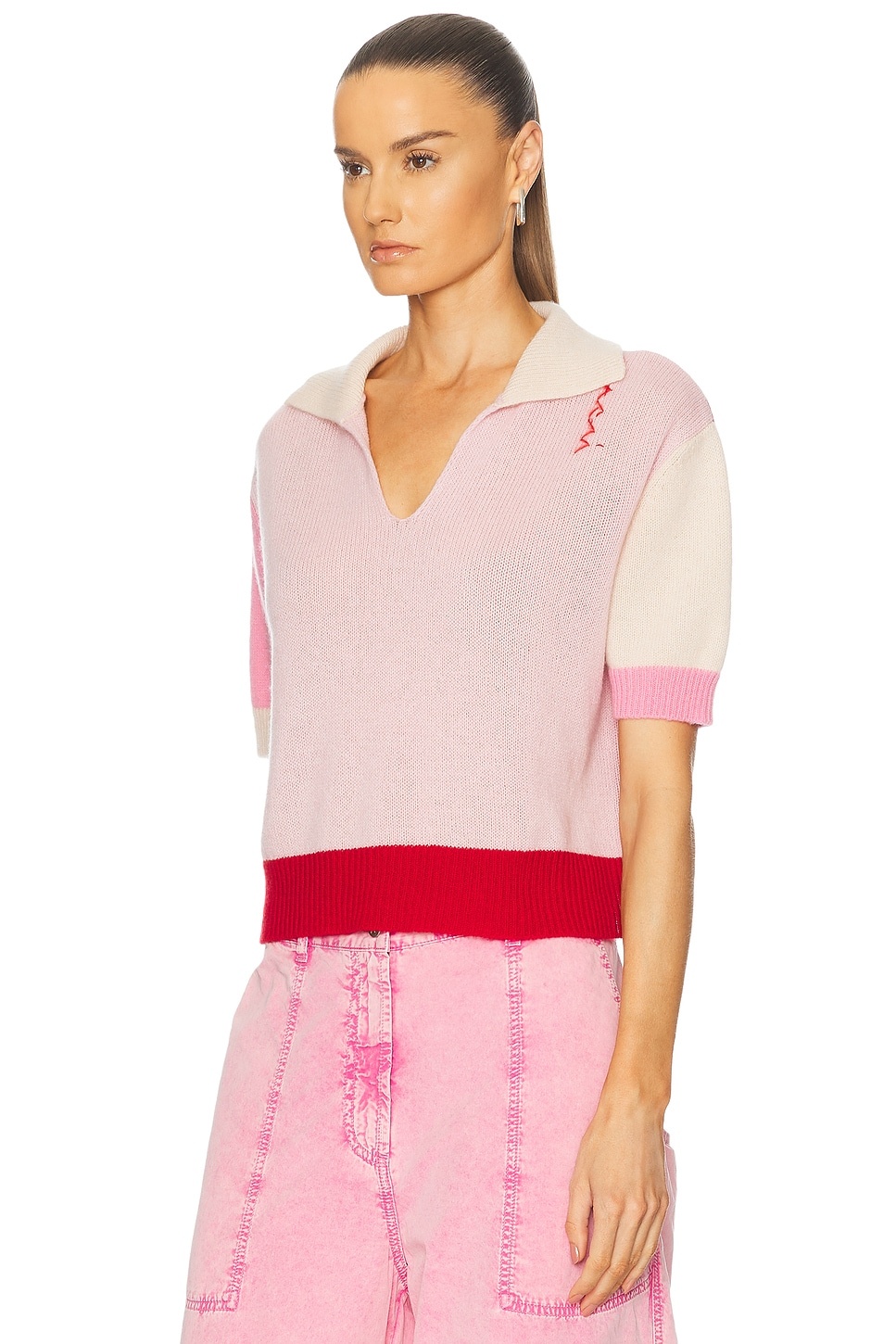 Short Sleeve Sweater - 3