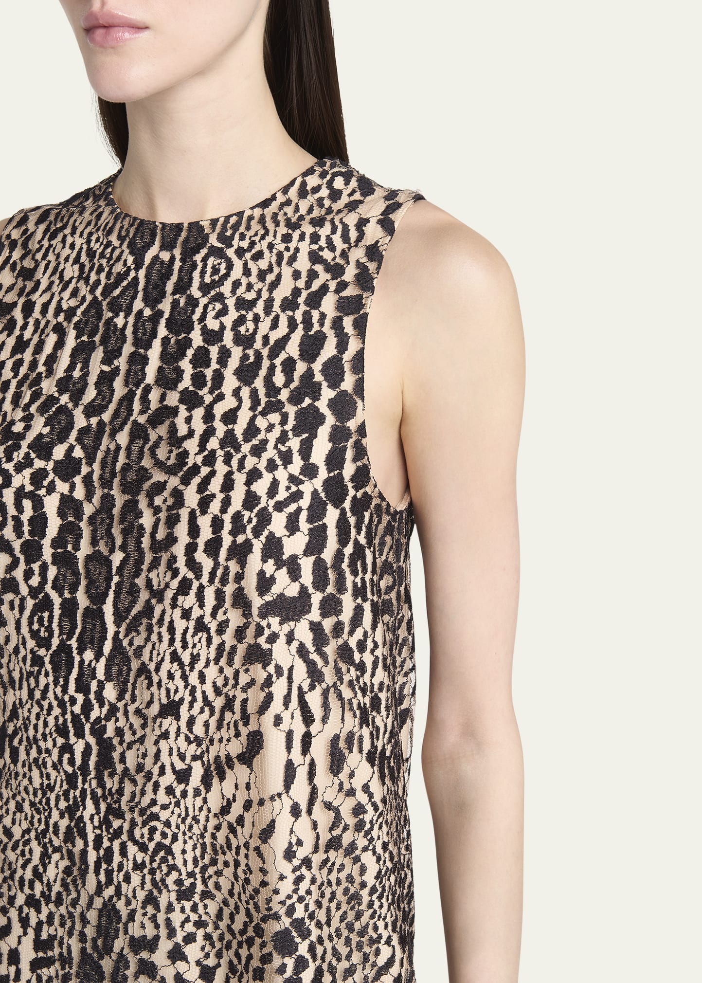 Leopard Lace Sleeveless Top - 5
