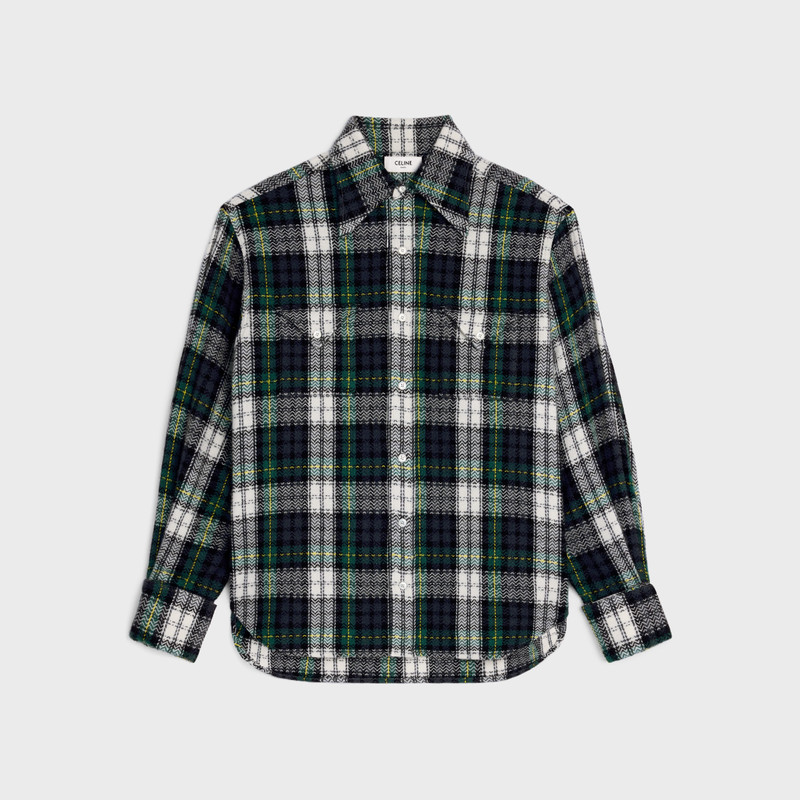 shirt IN tartan cashmere 1