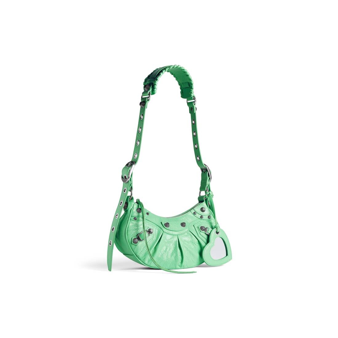 Women's Le Cagole Xs Shoulder Bag in Light Green - 4