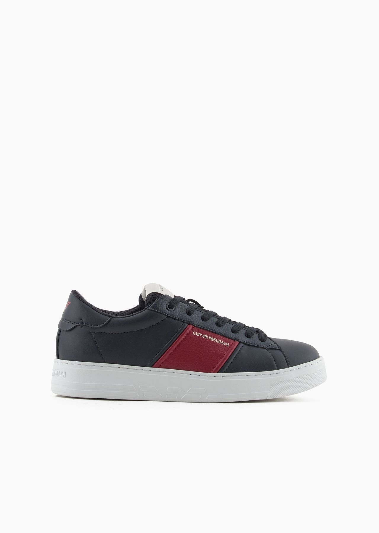 Leather sneakers with logo detail - 1