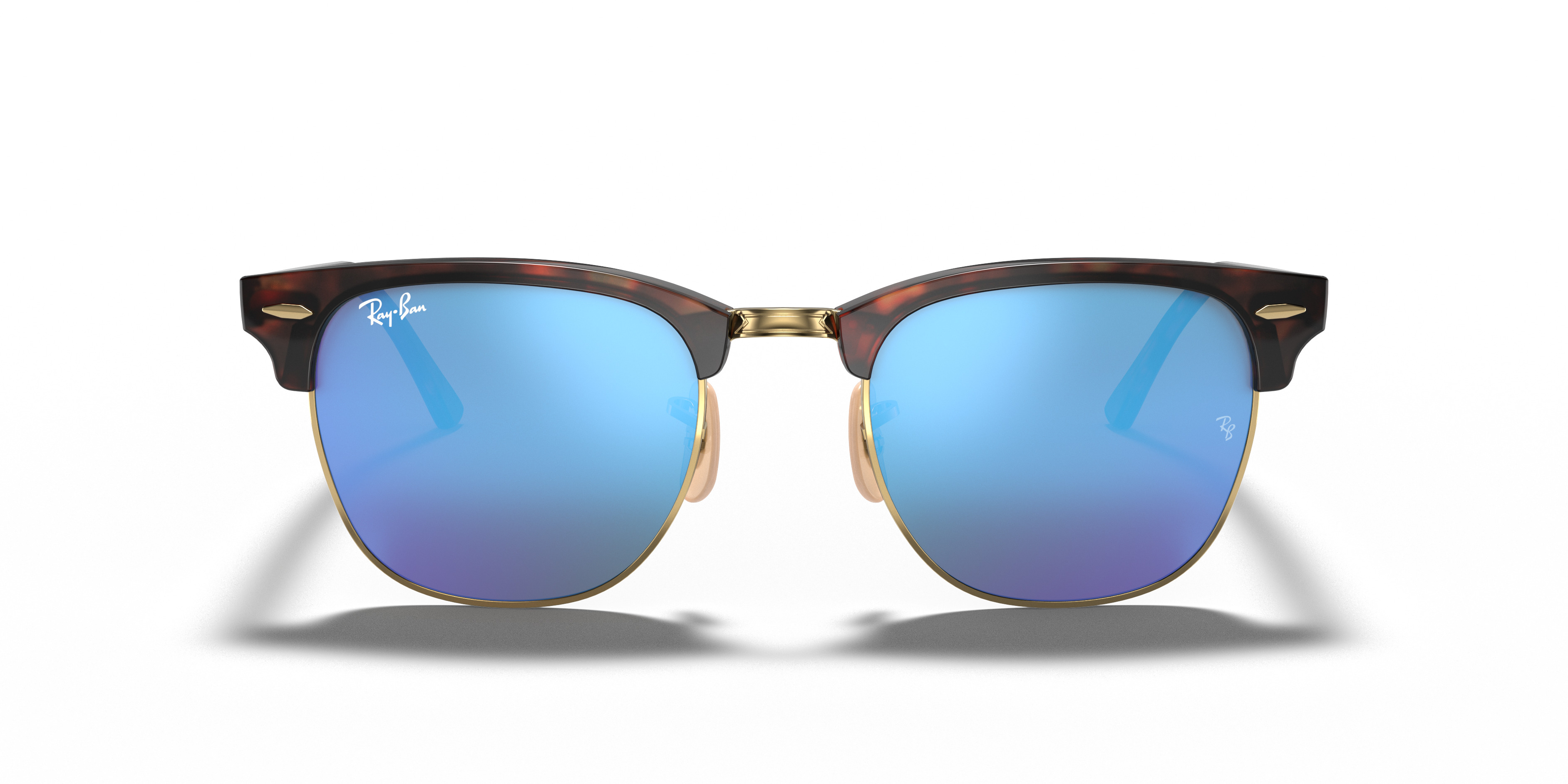 RB3016 Clubmaster Flash Lenses - 2