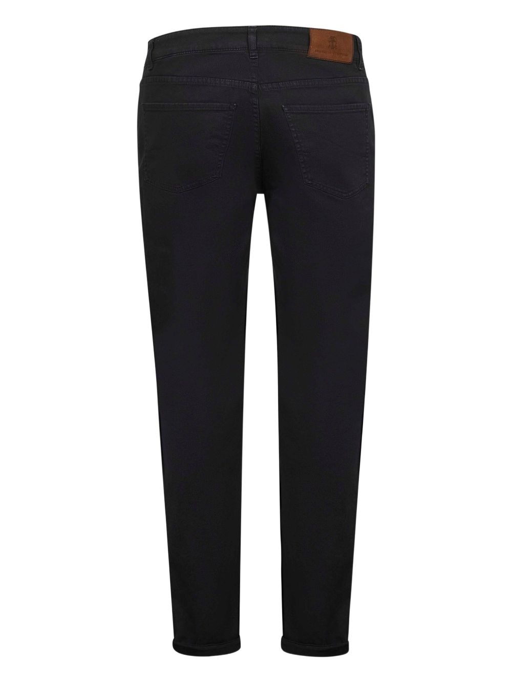 embroidered jeans - 2