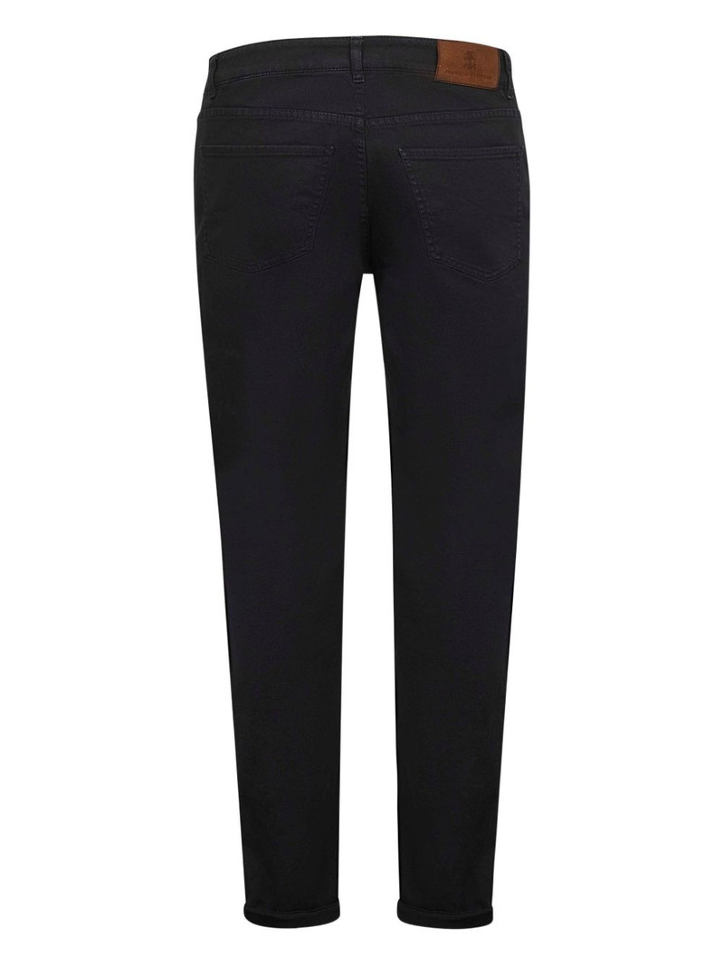 Brunello Cucinelli embroidered jeans outlook