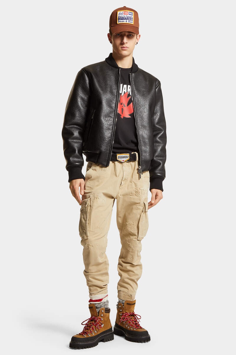 FAUX SHEARLING BOMBER - 6